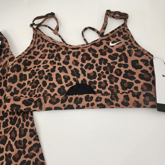 NIKE One Women's Mid-Rise Leopard Printed Leggings XS - Sports Bra -  S - Picture 7 of 10